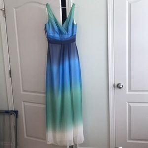 Lela Rose Long ombré dress